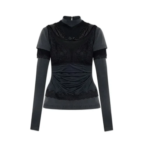 Layered Long-Sleeved Top