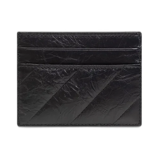 Logo Plaque Quilted Cardholder