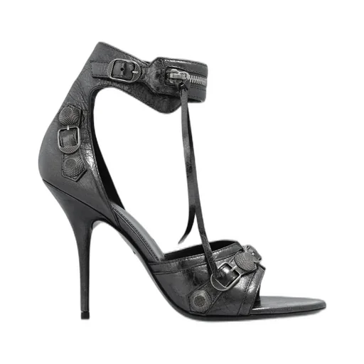 Cagole Metallic Heeled Sandals