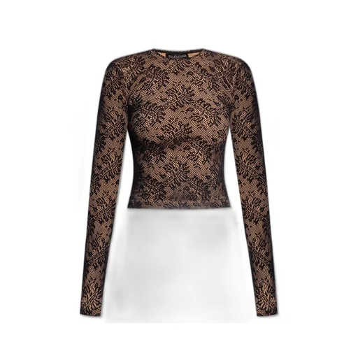 Lace Crewneck Top