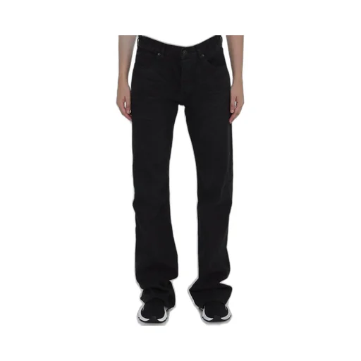 Low-Waisted Straight-Leg Jeans
