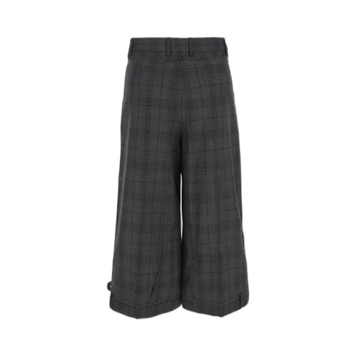 Checked Deconstructed Long Shorts
