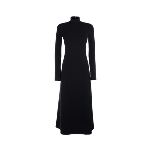 High-Neck Maxi Dress