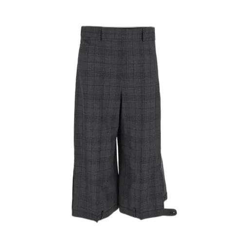 Checked Deconstructed Long Shorts