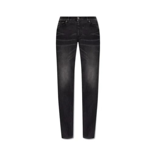 Logo Patch Slim Fit Jeans