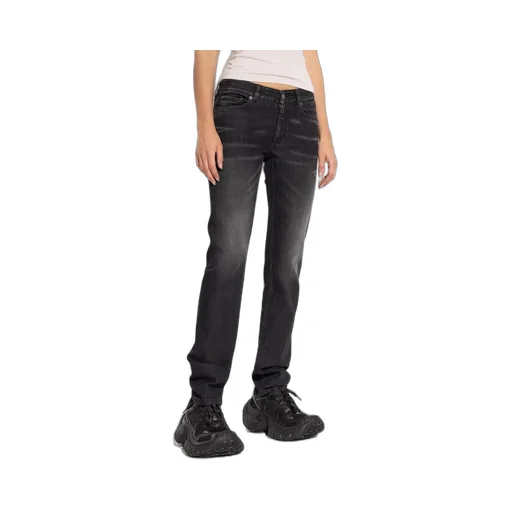 Logo Patch Slim Fit Jeans