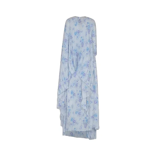 Floral Print Pleated Dress