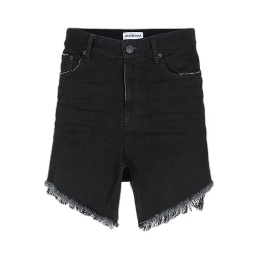Frayed Edge Mini Denim Skirt