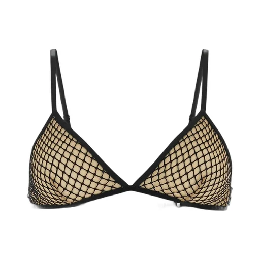 Duo-Tone Mesh Bra