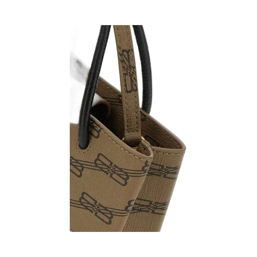 Bb Monogram Printed Tote Bag