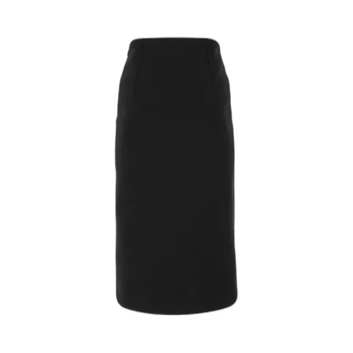 Wrap Midi Pencil Skirt