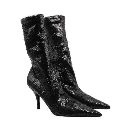 Sequins Embellished Knife Boots