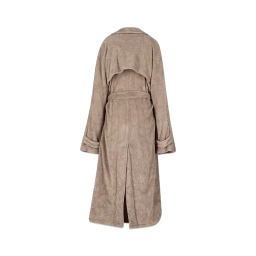 Tie-Waisted Midi Coat