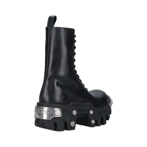 Bulldozer Platform Lace-Up Boots