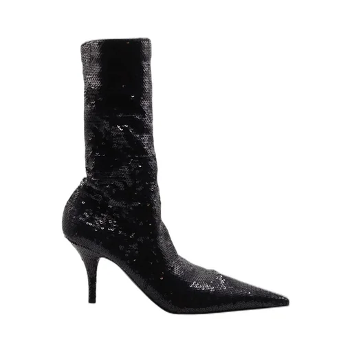 Sequins Embellished Knife Boots