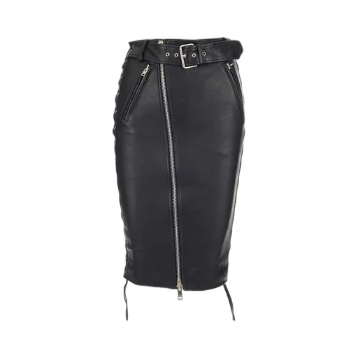 Biker Midi Skirt