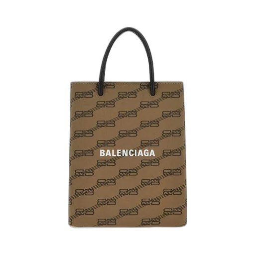 Bb Monogram Printed Tote Bag