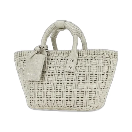 Woven Raffia Basket Bag