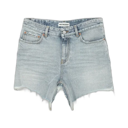 Cut-Up Denim Mini Skirt