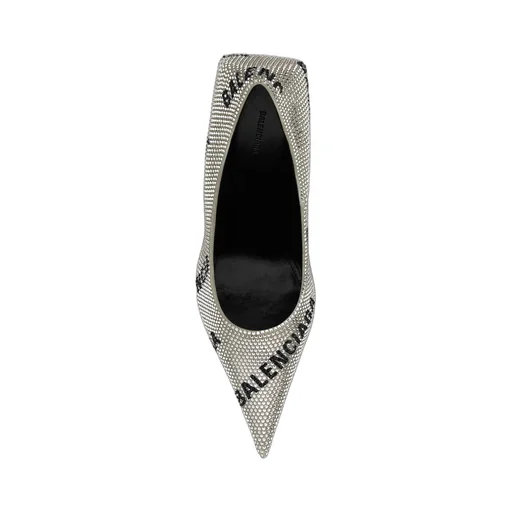 Rhinestones Embellished Pointed-Toe Pumps