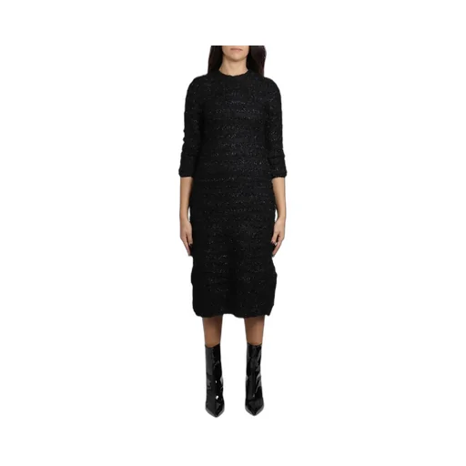 Crewneck Tweed Dress