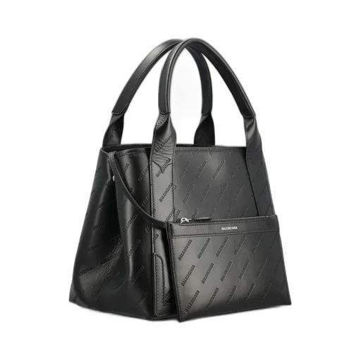 Allover Logo Embossed Tote Bag