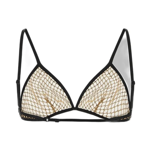 Duo-Tone Mesh Bra
