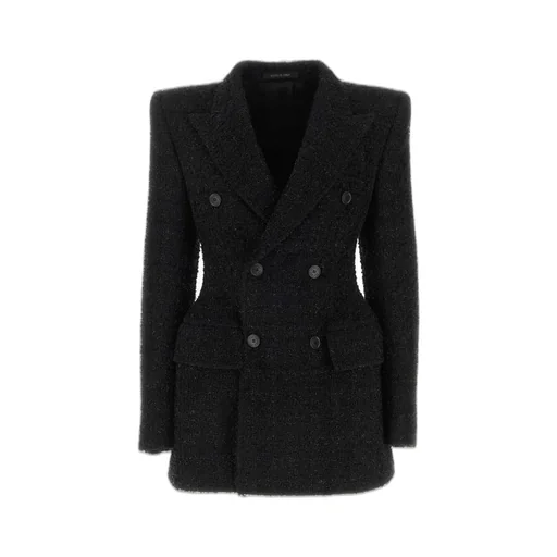 Double-Breasted Tweed Jacket