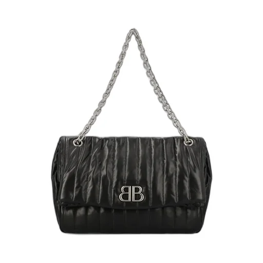 Monaco Medium Quilted Chain Shoulder Bag