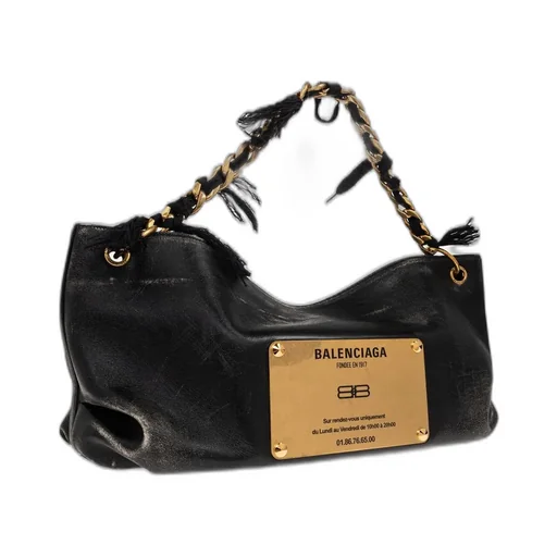 Logo Plaque Shoulder Bag