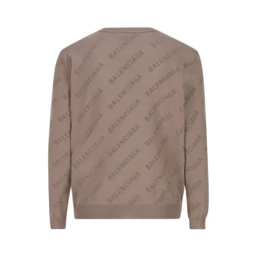 All-Over Logo Buttoned Cardigan