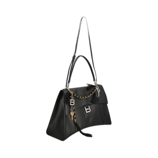 Charm Detailed Top Handle Bag