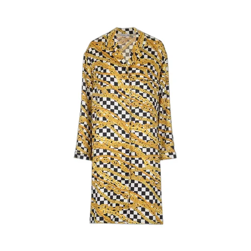 Chain Printed Oversized Dress