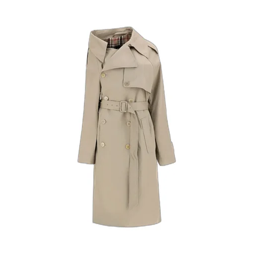 One-Shoulder Trench Coat