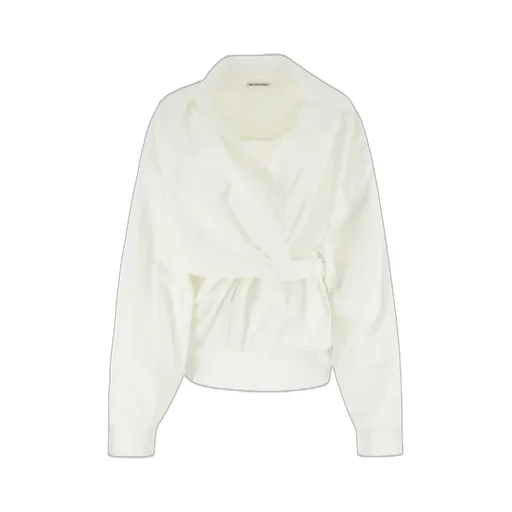 Wrap Long-Sleeved Shirt