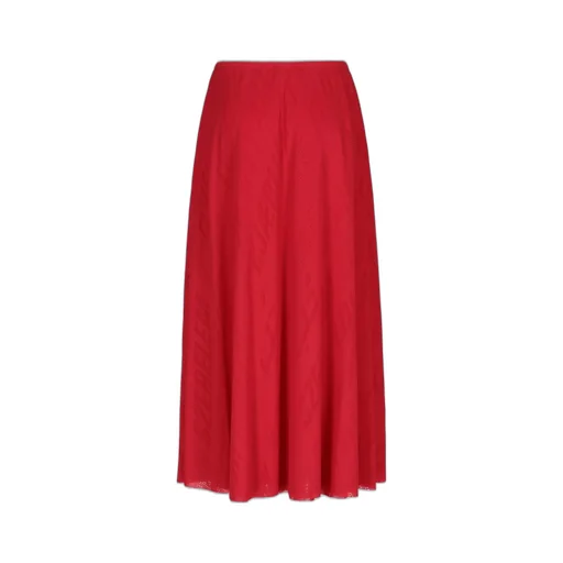 High Waisted Midi Skirt