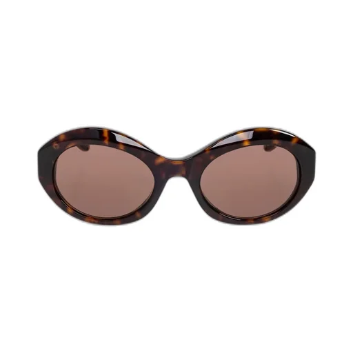 Oval-Frame Sunglasses