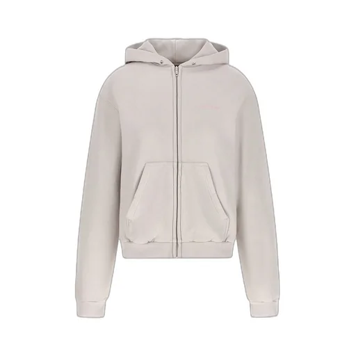 Logo Embroidered Zip-Up Jacket