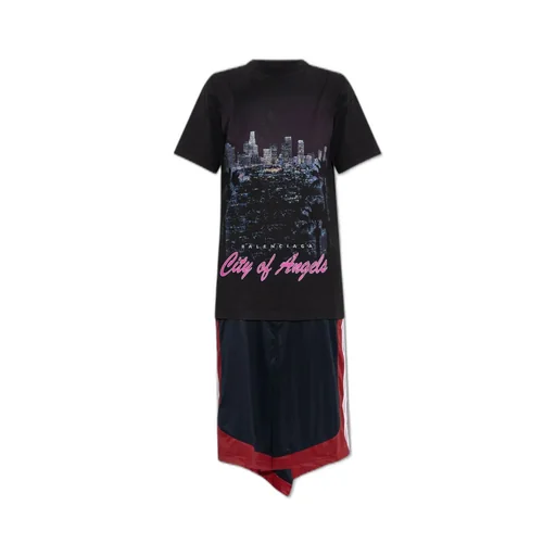 City Of Angels Patched Dress