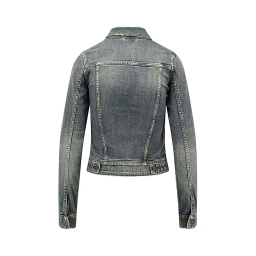 Ruched Denim Jacket