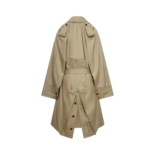 Double-Breasted Belted Coat