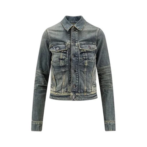 Ruched Denim Jacket