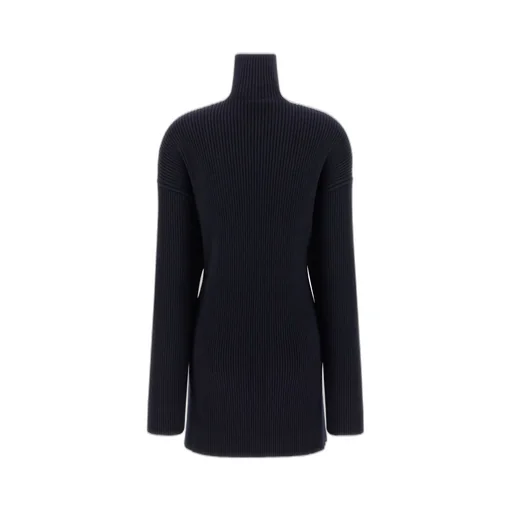 Turtleneck Long-Sleeve Dress