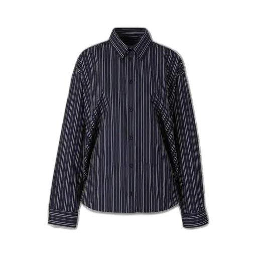 Pinstriped Long-Sleeved Shirt