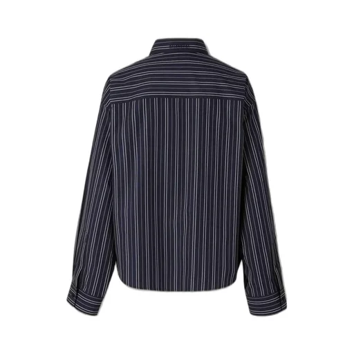 Pinstriped Long-Sleeved Shirt