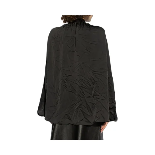 Tie Detailed Button-Up Shirt