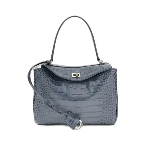 Embossed Small Rodeo Top Handle Bag