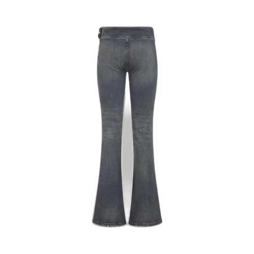 Logo Plaque Flared Jeans