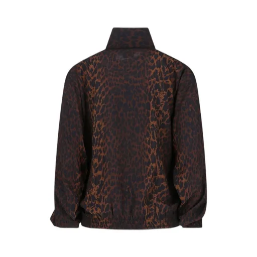 Leopard Print Zipped Jacket