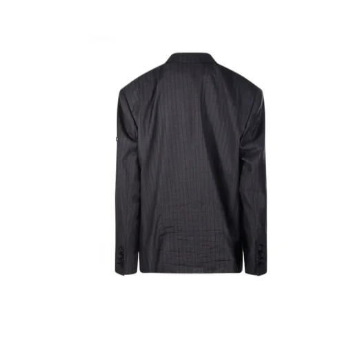 Striped Button-Up Jacket